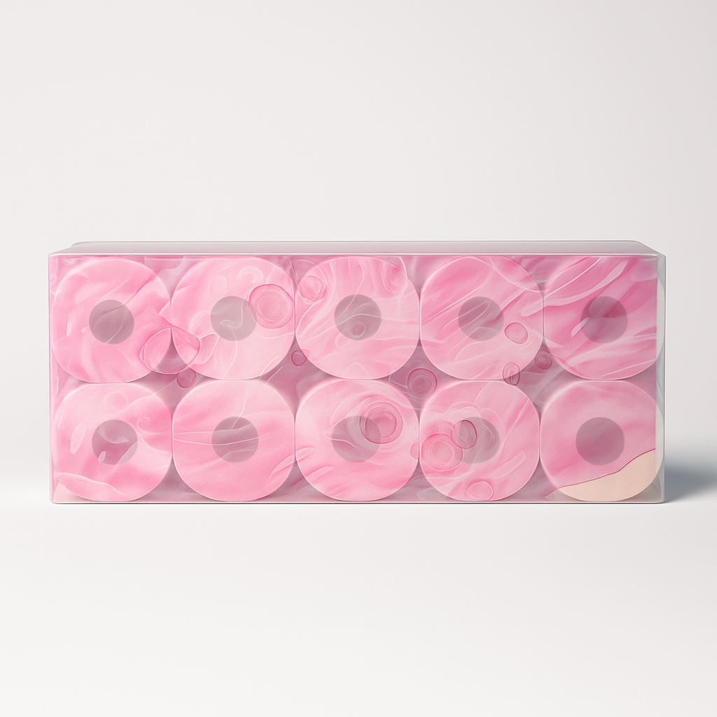 נייר טואלט ורוד תמונת פרימיום3