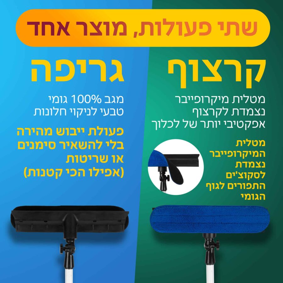מגב חלונות גבוהים גומי2 מגב חלונות גבוהים גומי2